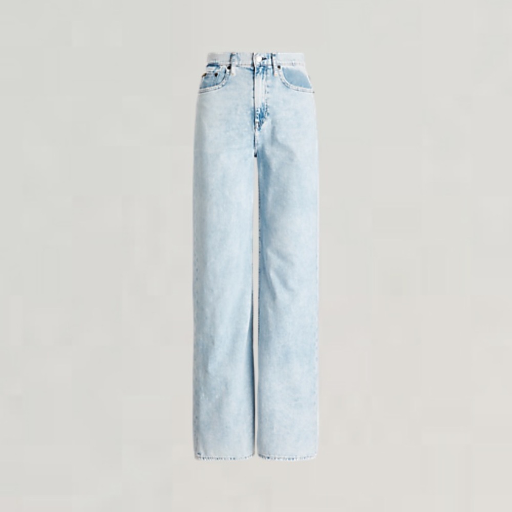 Polo Ralph Lauren women’s jeans. High rise, wide leg